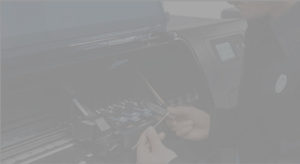 cambiar correa plotter hp